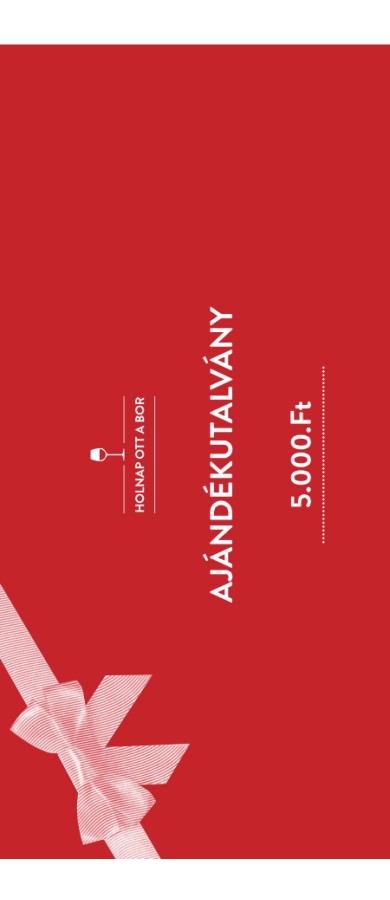 Ajándékutalvány 5000 Ft