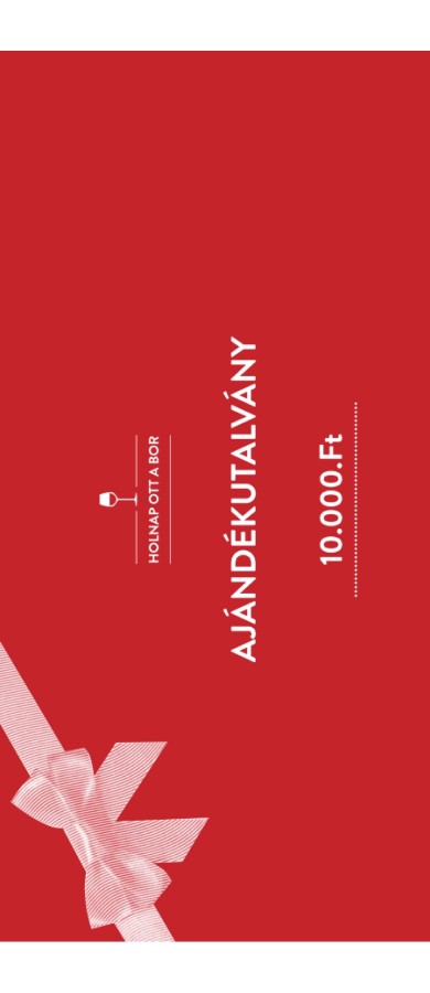 Ajándékutalvány 10 000 Ft